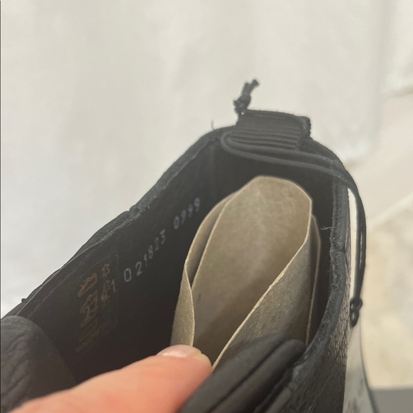 G-Star Black Leather Zipper Boots - Picture 3 of 9